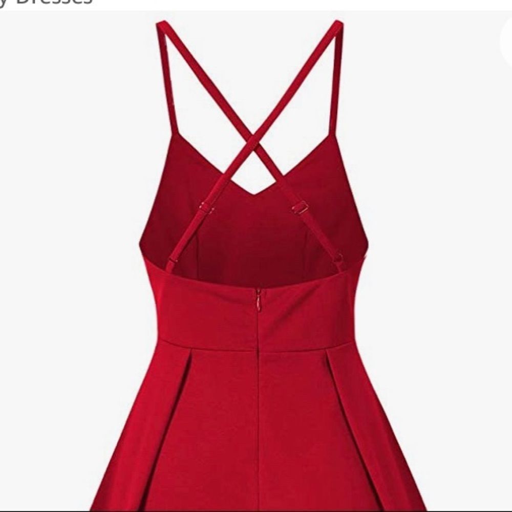 Red cocktail dress - Picture 2 of 11